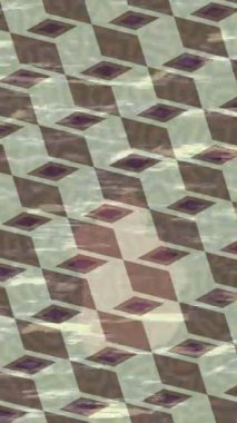 Soyut hareket desenli fütüristik video üretimi için dinamik dijital arkaplan