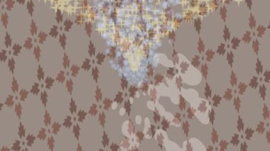 Benzersiz video giriş tasarımı projeleri için detaylı yüzey kalıbı film animasyon stili grafik girişi