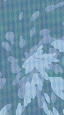 Soyut hareket desenli fütüristik video üretimi için dinamik dijital arkaplan