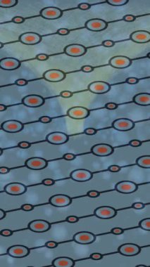 Soyut hareket desenli fütüristik video üretimi için dinamik dijital arkaplan