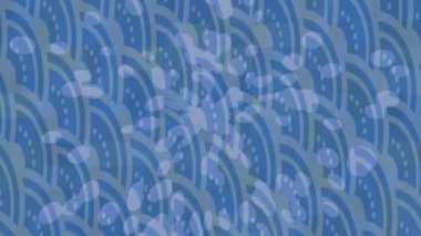 Soyut hareket desenli fütüristik video üretimi için dinamik dijital arkaplan