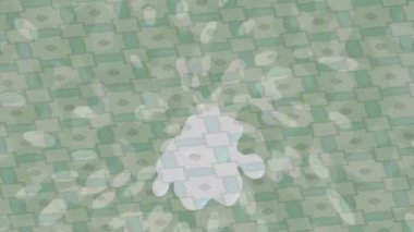 Profesyonel video projeleri sanat tarzı için organik hareketli arkaplan tasarımı