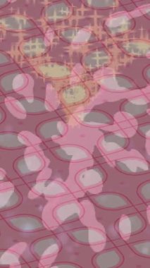 Dijital doku yüzey tasarım biçimi ile modern video animasyonu için gelişmiş hareket grafikleri