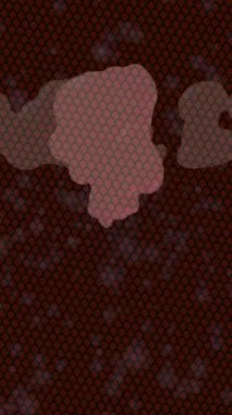 Soyut hareket desenli fütüristik video üretimi için dinamik dijital arkaplan