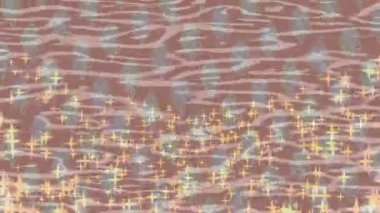 Benzersiz dijital animasyon tarzı grafikleri olan yaratıcı ortam tasarımı için yenilikçi hareket dokusu