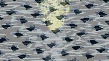 Benzersiz hareket grafikleri tasarım sanatına sahip yaratıcı film üretimi için özet bir arkaplan