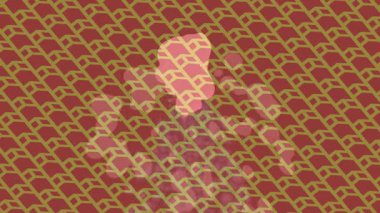 Organik desenli yüzey giriş stili video film sanatı ile soyut arkaplan tasarımı