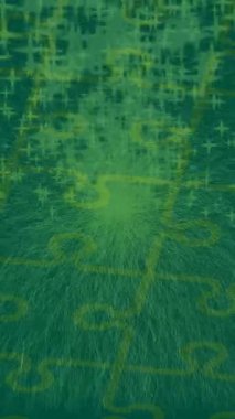 Benzersiz video giriş tasarımı projeleri için detaylı yüzey kalıbı film animasyon stili grafik girişi