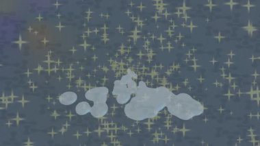 Lüks hareket projeleri için soyut tasarım stili animasyonu olan üst düzey dijital doku