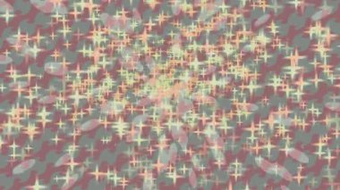 Benzersiz dijital animasyon tarzı grafikleri olan yaratıcı ortam tasarımı için yenilikçi hareket dokusu