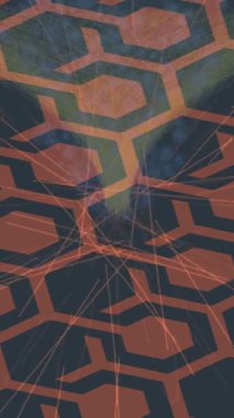 Organik desenli yüzey giriş stili video film sanatı ile soyut arkaplan tasarımı