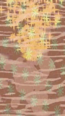 Soyut hareket desenli fütüristik video üretimi için dinamik dijital arkaplan