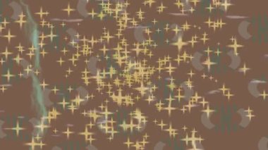 Soyut hareket desenli fütüristik video üretimi için dinamik dijital arkaplan