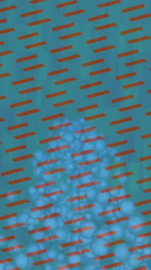 Organik desenli yüzey giriş stili video film sanatı ile soyut arkaplan tasarımı