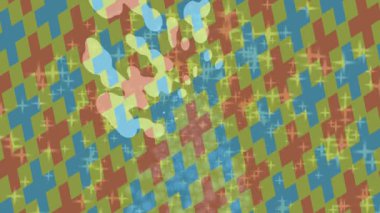 Benzersiz video giriş tasarımı projeleri için detaylı yüzey kalıbı film animasyon stili grafik girişi