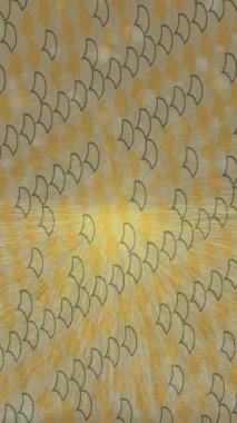 Soyut hareket desenli fütüristik video üretimi için dinamik dijital arkaplan