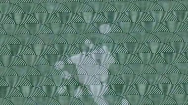 Modern medya üretimi için fütüristik dijital soyut doku sinematik tarz hareketli grafik ögesi