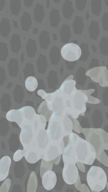 Benzersiz video giriş tasarımı projeleri için detaylı yüzey kalıbı film animasyon stili grafik girişi