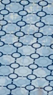 Benzersiz video giriş tasarımı projeleri için detaylı yüzey kalıbı film animasyon stili grafik girişi