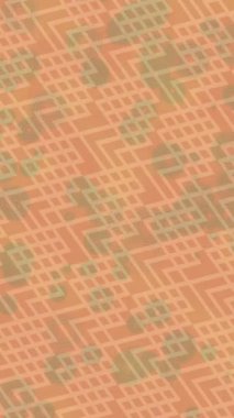 Soyut hareket desenli fütüristik video üretimi için dinamik dijital arkaplan