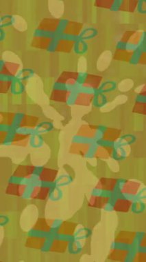 Organik desenli yüzey giriş stili video film sanatı ile soyut arkaplan tasarımı