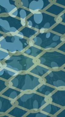 Soyut hareket desenli fütüristik video üretimi için dinamik dijital arkaplan