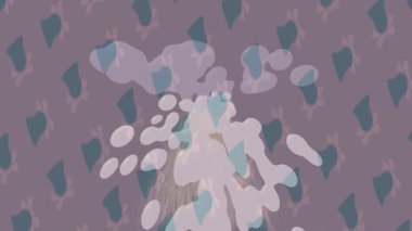 Profesyonel video projeleri sanat tarzı için organik hareketli arkaplan tasarımı