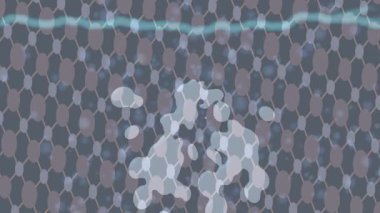 Benzersiz video giriş tasarımı projeleri için detaylı yüzey kalıbı film animasyon stili grafik girişi