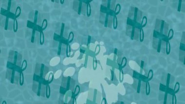 Profesyonel video projeleri sanat tarzı için organik hareketli arkaplan tasarımı