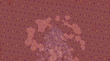 Soyut hareket desenli fütüristik video üretimi için dinamik dijital arkaplan