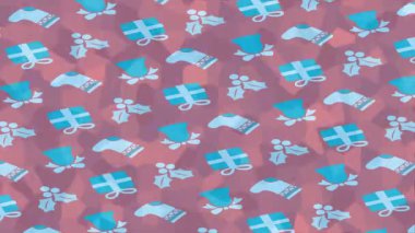 Modern medya üretimi için fütüristik dijital soyut doku sinematik tarz hareketli grafik ögesi