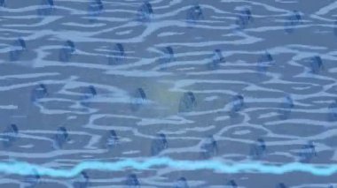 Benzersiz hareket grafikleri tasarım sanatına sahip yaratıcı film üretimi için özet bir arkaplan