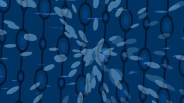 Soyut hareket desenli fütüristik video üretimi için dinamik dijital arkaplan