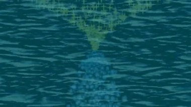 Benzersiz hareket grafikleri tasarım sanatına sahip yaratıcı film üretimi için özet bir arkaplan