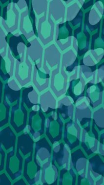 Soyut hareket desenli fütüristik video üretimi için dinamik dijital arkaplan