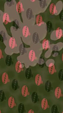 Estetik doku arkaplan tasarımı renkli hareket grafikleri ile moda film giriş profosyoneli