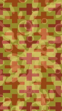 Benzersiz dijital animasyon tarzı grafikleri olan yaratıcı ortam tasarımı için yenilikçi hareket dokusu