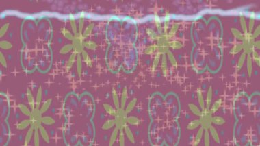 Benzersiz hareket dokusu tasarım sanatı ile profesyonel video düzenleme için modern soyut grafikler