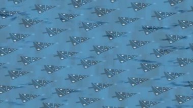 Lüks hareket projeleri için soyut tasarım stili animasyonu olan üst düzey dijital doku