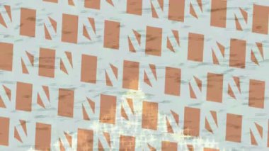 Soyut hareket desenli fütüristik video üretimi için dinamik dijital arkaplan