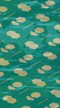 Soyut hareket desenli fütüristik video üretimi için dinamik dijital arkaplan