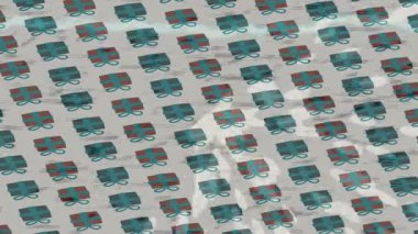 Benzersiz dijital hareket grafiklerine sahip yaratıcı sinematik projeler için yumuşak animasyon yüzeyi