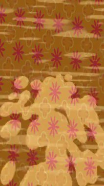 Dijital doku yüzey tasarım biçimi ile modern video animasyonu için gelişmiş hareket grafikleri