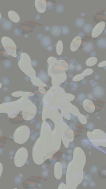 Benzersiz dijital animasyon tarzı grafikleri olan yaratıcı ortam tasarımı için yenilikçi hareket dokusu