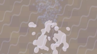 Soyut hareket desenli fütüristik video üretimi için dinamik dijital arkaplan