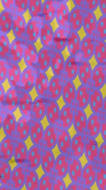 Benzersiz dijital animasyon tarzı grafikleri olan yaratıcı ortam tasarımı için yenilikçi hareket dokusu