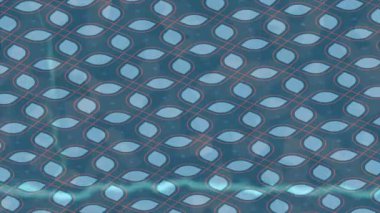 Soyut hareket desenli fütüristik video üretimi için dinamik dijital arkaplan