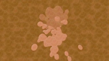 Lüks hareket projeleri için soyut tasarım stili animasyonu olan üst düzey dijital doku