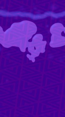 Benzersiz dijital animasyon tarzı grafikleri olan yaratıcı ortam tasarımı için yenilikçi hareket dokusu