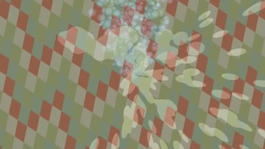 Soyut hareket desenli fütüristik video üretimi için dinamik dijital arkaplan